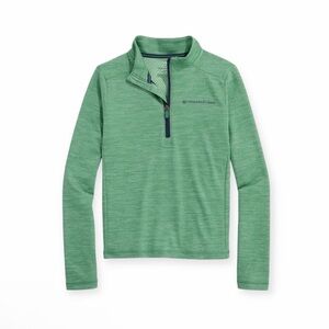 Vineyard Vines Sage Green Half-Zip Sweater